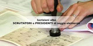 Aggiornamento Albo scrutatori e presidenti di seggio